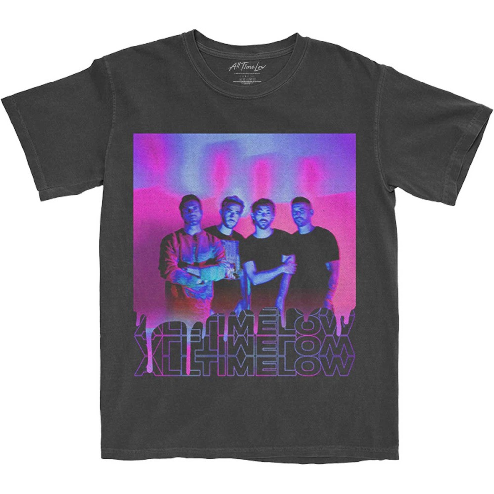 All Time Low - Blurry Monster Heren Tshirt - Zwart